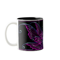 "Zoe" Hot Pink Celestial Fairy Mug