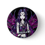 "Zoe" Pink Passion Fairy Button