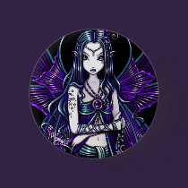 "Zoe" Purple Celestial Fairy Button buttons