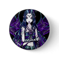 "Zoe" Purple Celestial Fairy Button