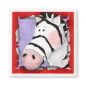 Zoe The Zebra magnets
