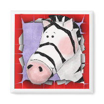 Zoe The Zebra magnets