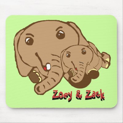 zoeynzack, Zoey &amp; Zack, Zoey &amp; Zack Mousepad by jenniekurono