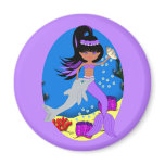 Zola Purple Mermaid Magnet