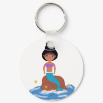 Zola the Mermaid Keychain by KirstenEdwards Zola the Mermaid Keychain