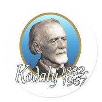 Zoltan Kodaly stickers by geargems Zoltan Kodaly stickers