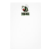 Zom-Bee Stationery Design