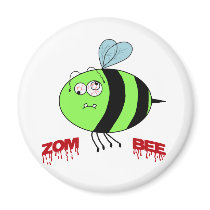 ZomBee Refrigerator Magnet