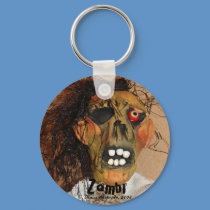 Zombi Keychain by voodoomama Zombi Keychain