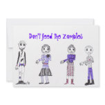 zombie 2, zombie 4, zombie 3, zombie 1, Don't f... Personalized Announcement