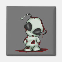 Zombie Alien Magnet