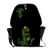 Zombie Ape Courier Bags