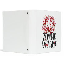 Zombie Apocalypse Vinyl Binder