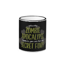 Zombie Apocalypse Fort mugs