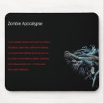 Zombie apocalypse mouse mat
