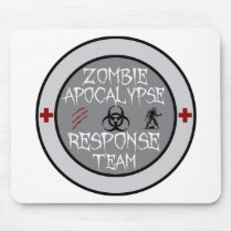 Zombie apocalypse response team mousepads