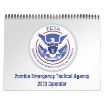 Zombie Apocalypse Story Calendar 2013