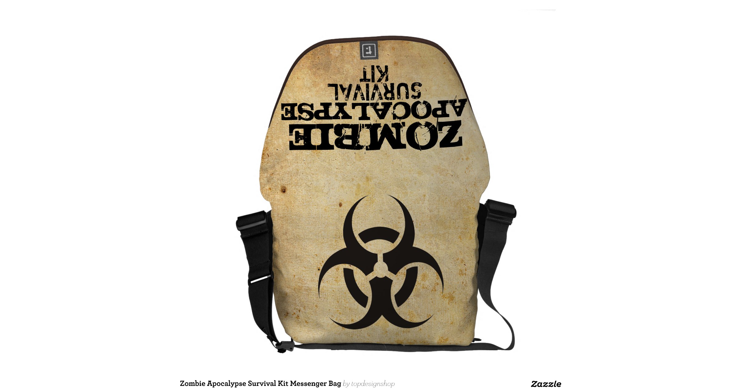 zombie messenger bag