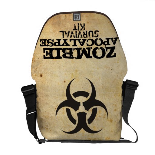 zombie messenger bag