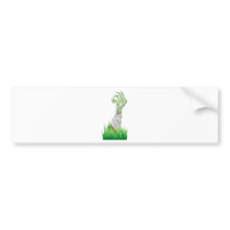 Zombie arm bumper stickers