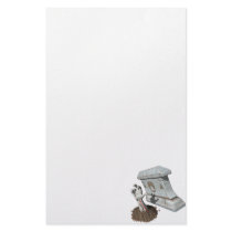 Zombie Arm Grave Stationery Design