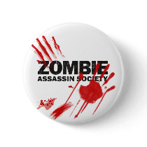 Zombie Assassin Society Buttons