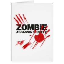 Zombie Assassin Society Card