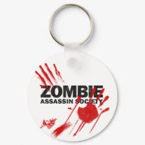 Zombie Assassin Society keychains