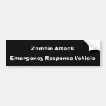 Zombie Attack BumperSticker Bumper Stickers