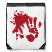 zombie attack drawstring backpack