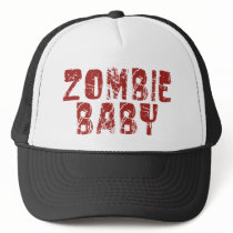 zombie baby trucker hat