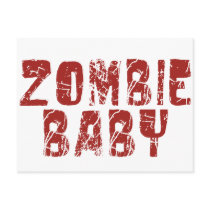 zombie baby postcards