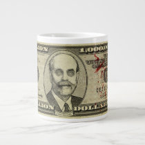 Zombie Bernanke Billion Note Jumbo Mug