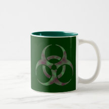 Zombie Biohazard Symbol Coffee Mug
