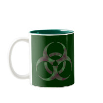 Zombie Biohazard Symbol Coffee Mug