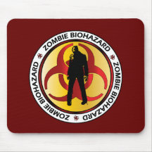 Zombie Biohazard Waste Mouse Pad