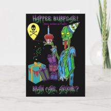 zombie birthday card (blank)