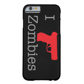 Zombie Black ID Barely There iPhone 6 Case