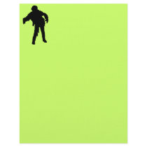 Zombie Black Silhouette Personalized Letterhead