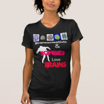 Zombie Brain Woman's Tee t-shirts
