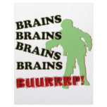 Zombie Brains Brains Brains Burp! Personalized Letterhead