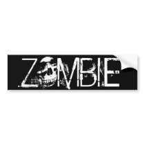 ZOMBIE BUMPER STICKERS