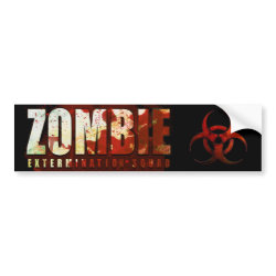 Zombie Bumper Sticker bumpersticker