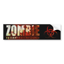 Zombie Bumper Sticker