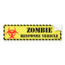 Zombie Bumper Sticker