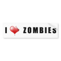 Zombie BumperSticker by ghostdose Zombie BumperSticker