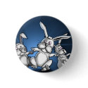 Zombie Bunnies Button by radvfx Zombie Bunnies Button