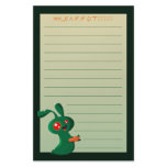 Zombie Bunny Personalized Stationery