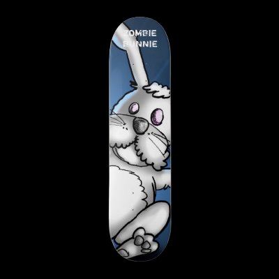 Zombie Bunny Trucking Skateboard Decks by radvfx
