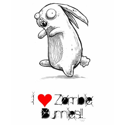 Zombie bunny tanktop by damnquick